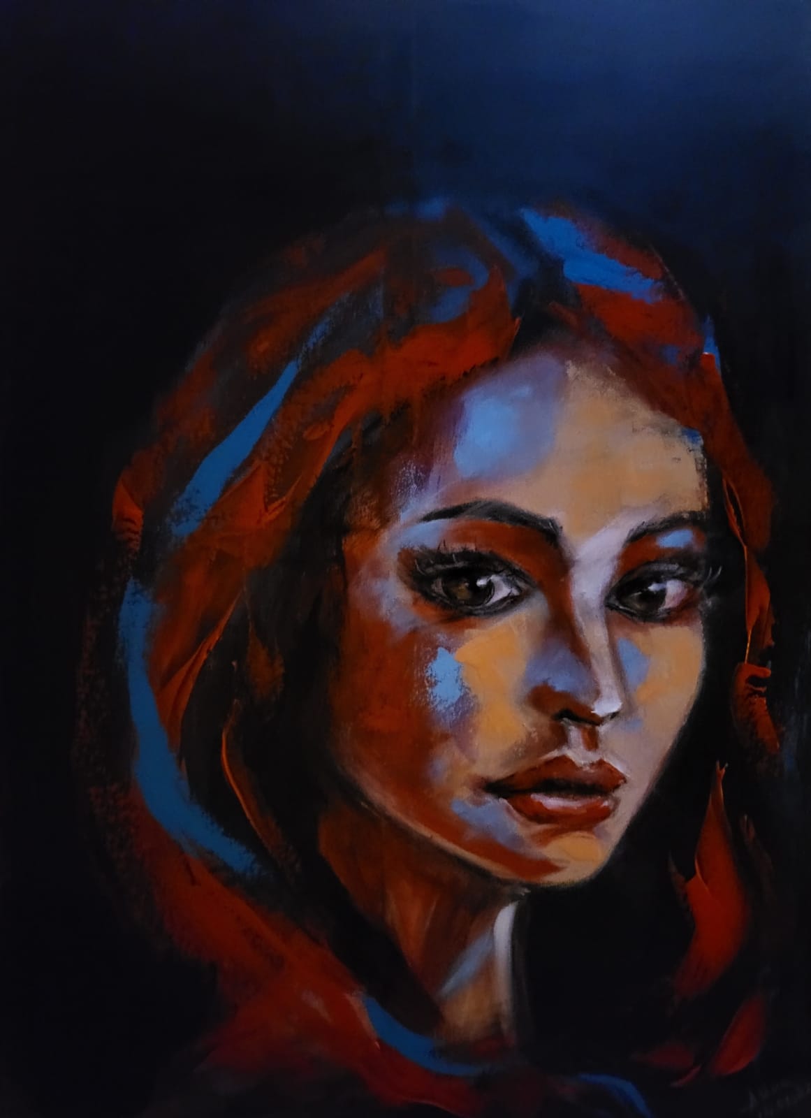 ArteDiAlina.com painting: Little Red Riding Hood